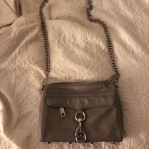 Rebecca Minkoff Gray Crossbody - Mini Mac